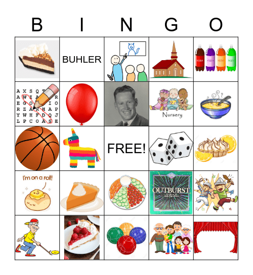 Pie Day Bingo Card
