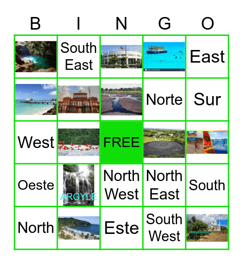 CARDINAL POINTS Bingo Card
