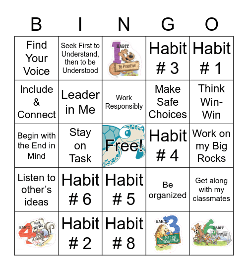 LGE Leader in Me BINGO! Bingo Card