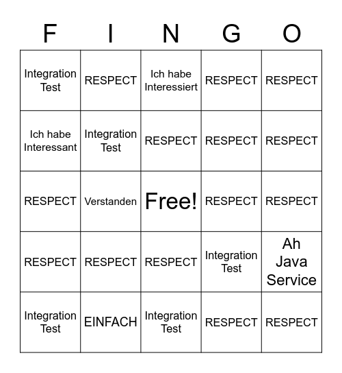 King of the Bingo Card