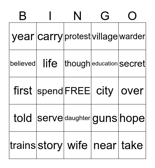 "I AM A READERLYMPIAN!" Bingo Card