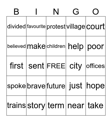 "I AM A READERLYMPIAN!" Bingo Card