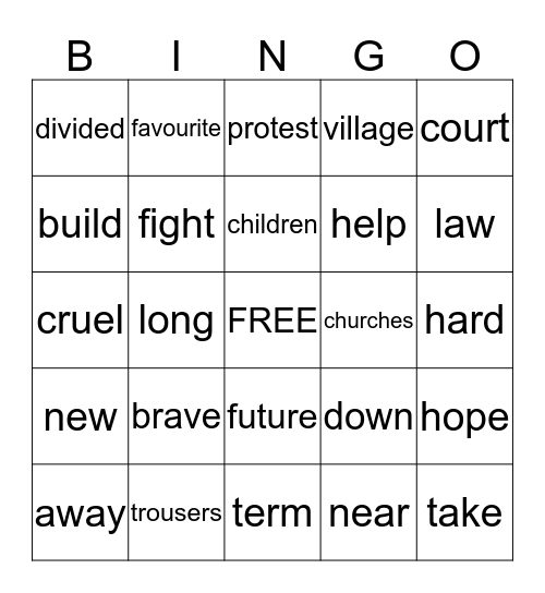 "I AM A READERLYMPIAN!" Bingo Card