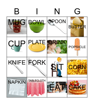 PLAYING HOUSE Bingo Card