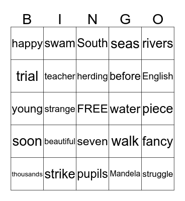 "I AM A READERLYMPIAN!" Bingo Card