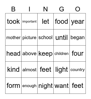 LEVEL 5 Bingo Card