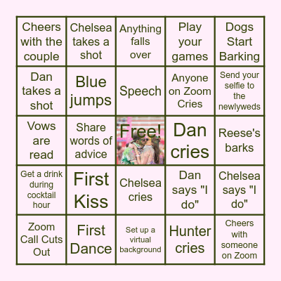 Wedding Bingo! Bingo Card