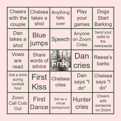 Wedding Bingo! Bingo Card