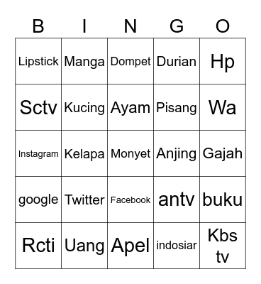 Bitha <3 Bingo Card