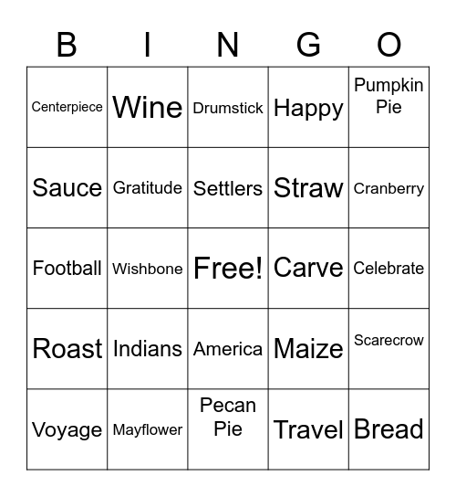 Anne-Marie's Bingo Card Bingo Card