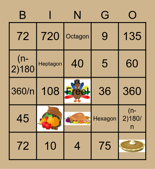 GEO- LESSON 11 Bingo Card