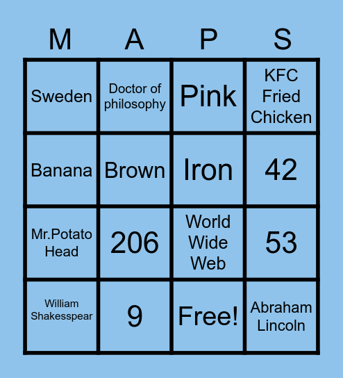 BINGO round 1 Bingo Card