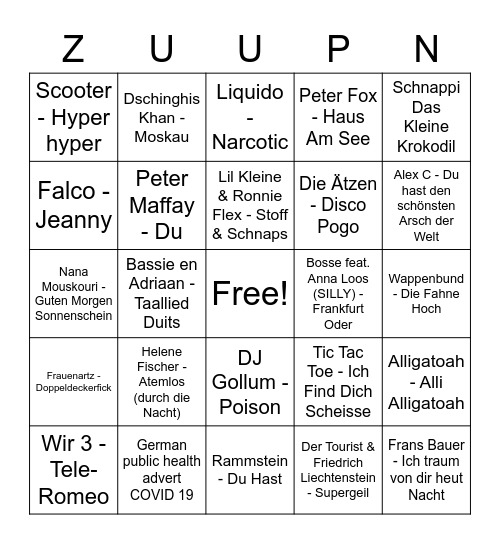 Inceptum Termini - Locktoberfest Bingo Card