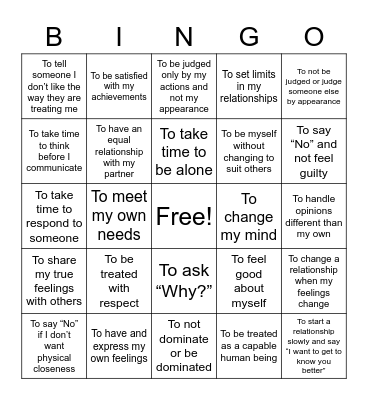 MOCO Women's Center Bingo Card