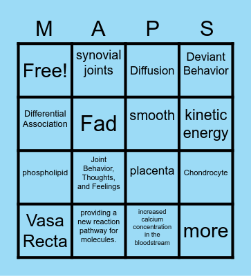 Bingo round 2 Bingo Card