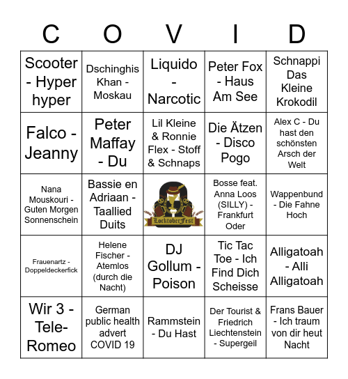 Inceptum Termini - Locktoberfest Bingo Card