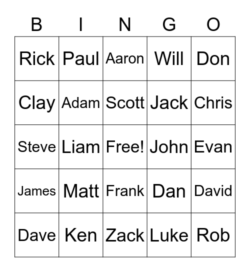 How many white men are on your zoom call? Bingo Card