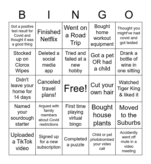 Prod Tax/GPA HH BINGO Card