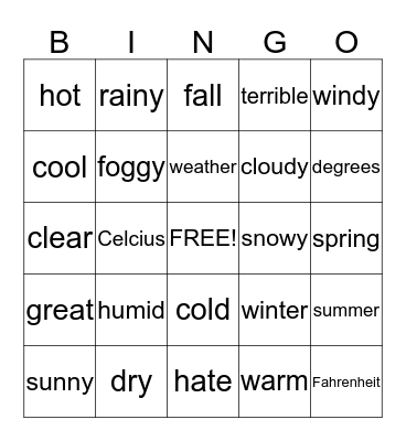 Elaine's Bingo #5 Bingo Card