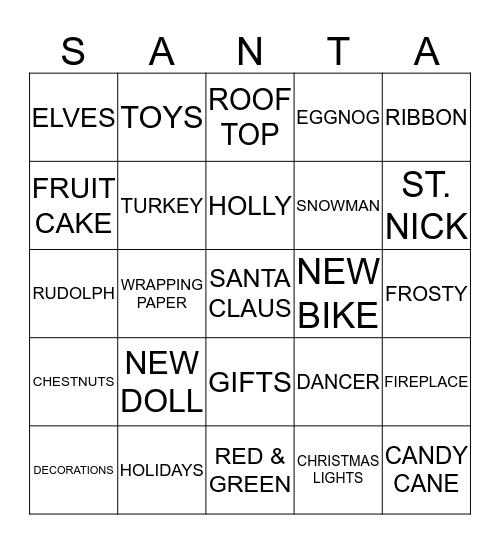 RIG ROVERS Bingo Card