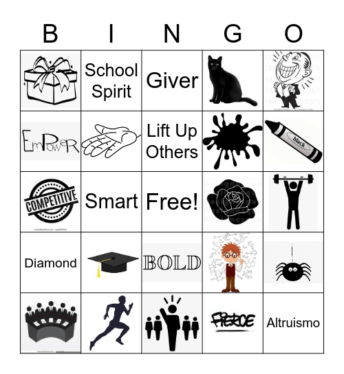 Altruismo Bingo Card