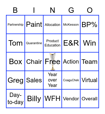 Distributed Products Platinum Awards Bingo Card