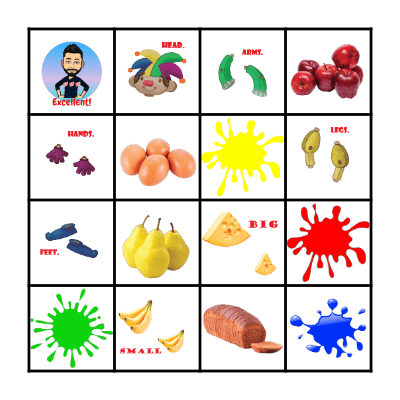 My English Bingo! Bingo Card