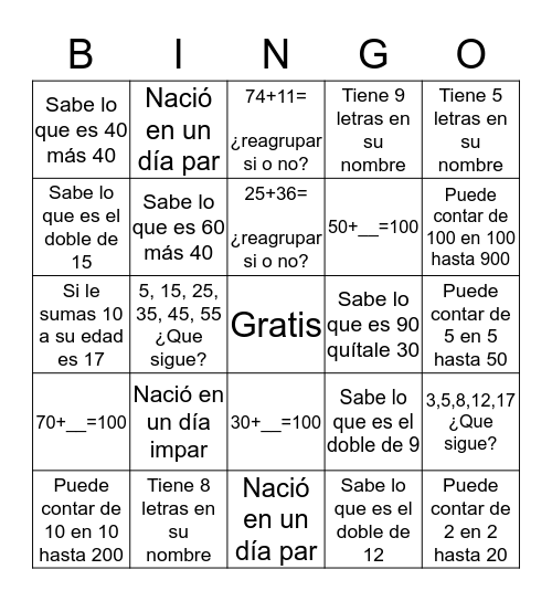 Encuentra a alguien que ... Bingo Card