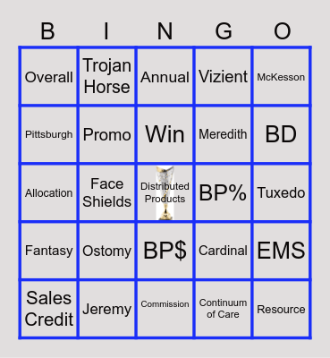 Distributed Products Platinum Awards Bingo Card