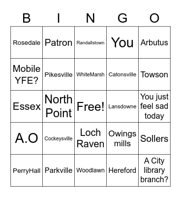 The Hunger Gamez Bingo Card