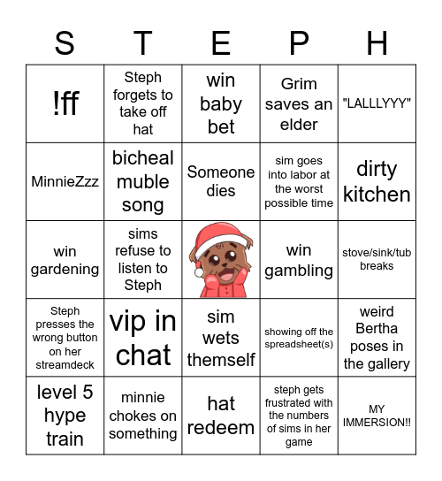 StephKayBingo Card