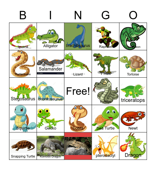 Repile Bingo Card