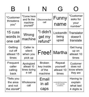 hi Bingo Card