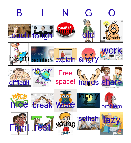 Unit 2- What makes us wise? Bingo Card