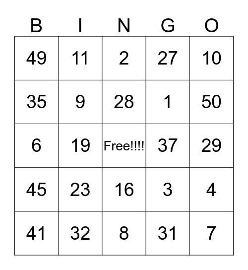 Kalisha's Birthday Bingo! Bingo Card