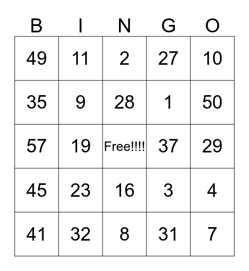 Kalisha's Birthday Bingo! Bingo Card
