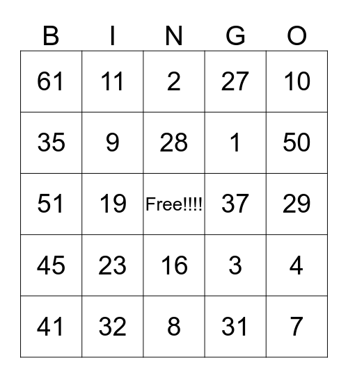 Kalisha's Birthday Bingo! Bingo Card