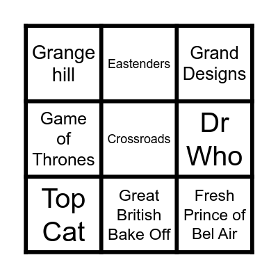 Craigs Quiz Bingo Card