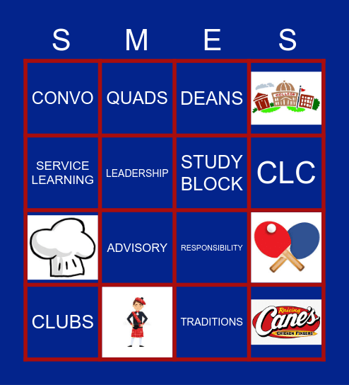 CLASS OF 2025 BINGO Card