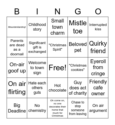 Sabrina the Christmas Witch Bingo Card