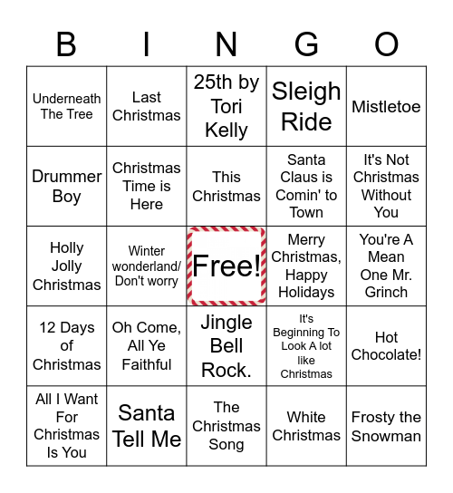 Christmas Aparty Bingo! Bingo Card