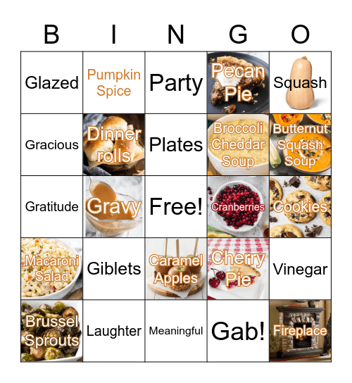 Gobble Gab! Bingo Card