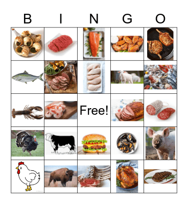 La Viande Bingo Card