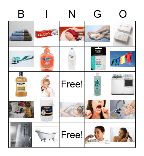 Hygiene Bingo Card