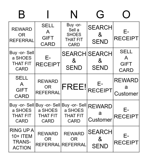 GO TEAM CHARGE!  LET'S PLAY HOLIDAY.... Bingo Card