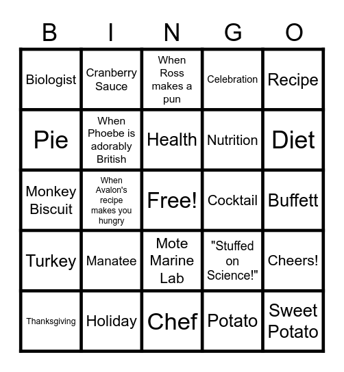 Lounge and Learn: Stuffed on Science Bingo Card
