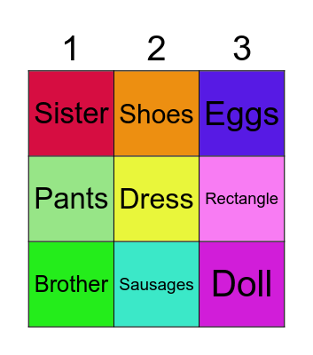 Bingo Time Bingo Card