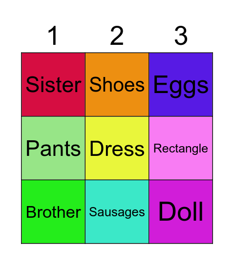 Bingo Time Bingo Card