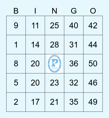 Beach Cities PEARLETTES Bingo Card