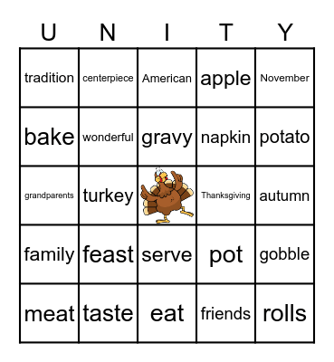 UNITED WAY 2020 Bingo Card